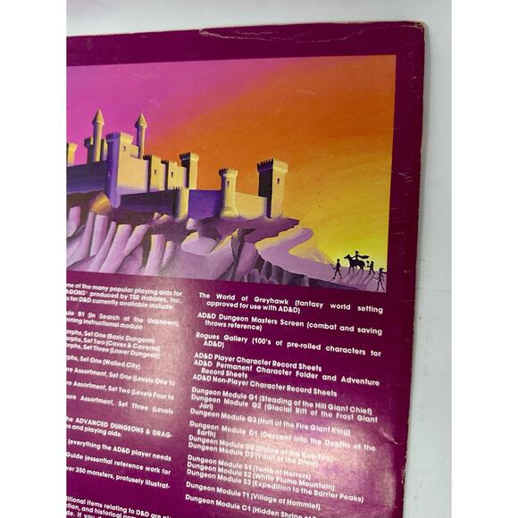 The Keep On The Borderlands 1st Print 1979 TSR Dungeons & Dragon B2 Module 9034 - Picture 8 of 10